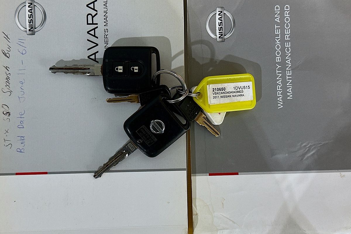 2011 Nissan NAVARA ST-X 550 (4x4) D40 4X4
