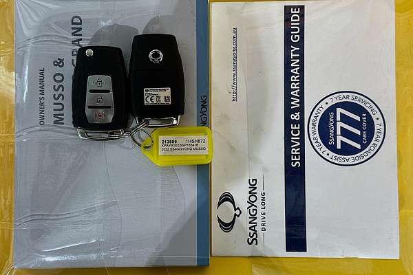 2022 SsangYong MUSSO ELX Q250 MY22 4X4