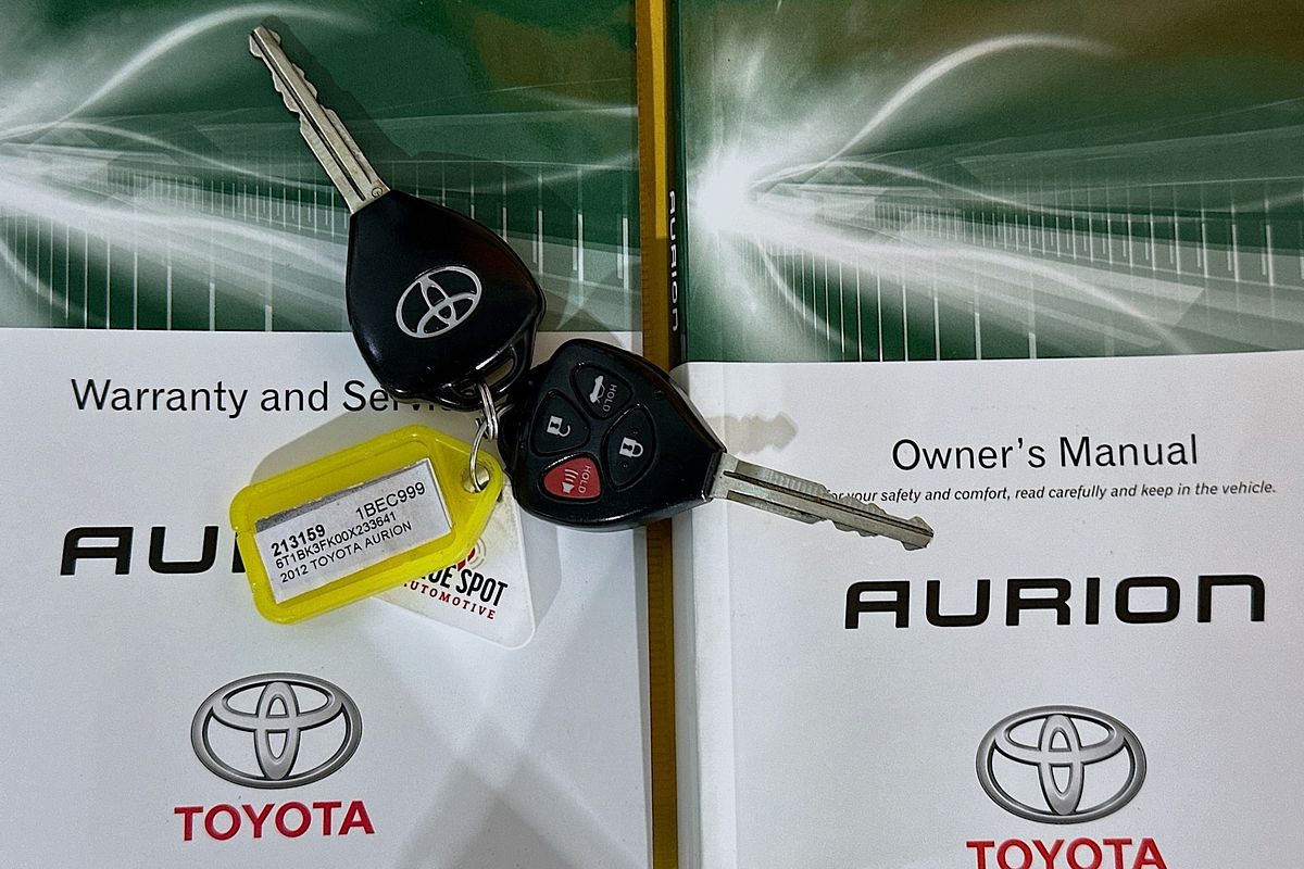 2012 Toyota AURION AT-X GSV50R