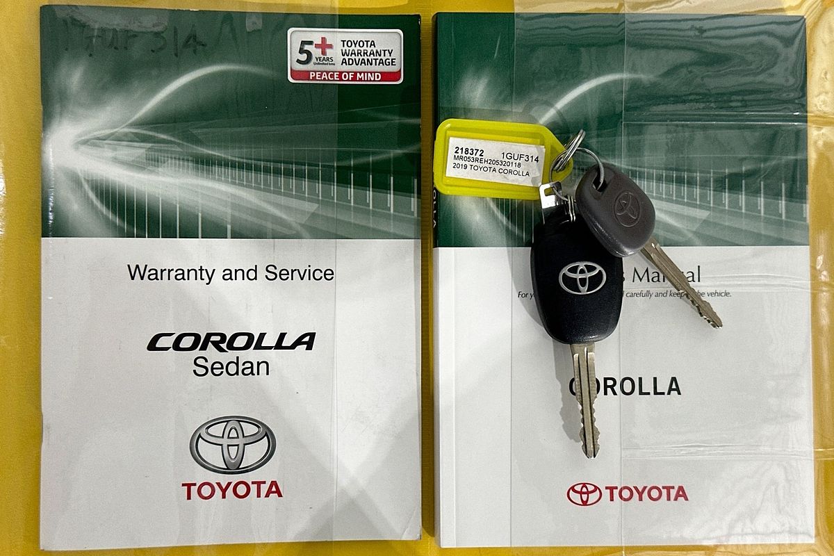 2019 Toyota COROLLA ASCENT ZRE172R MY17