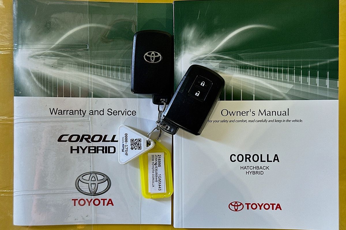 2018 Toyota COROLLA HYBRID ZWE186R MY16