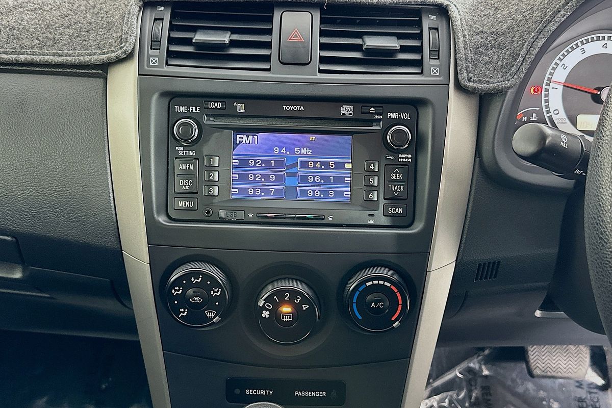 2010 Toyota COROLLA ASCENT ZRE152R MY10