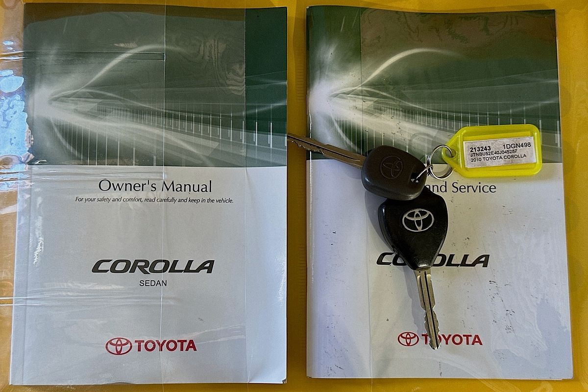 2010 Toyota COROLLA ASCENT ZRE152R MY10