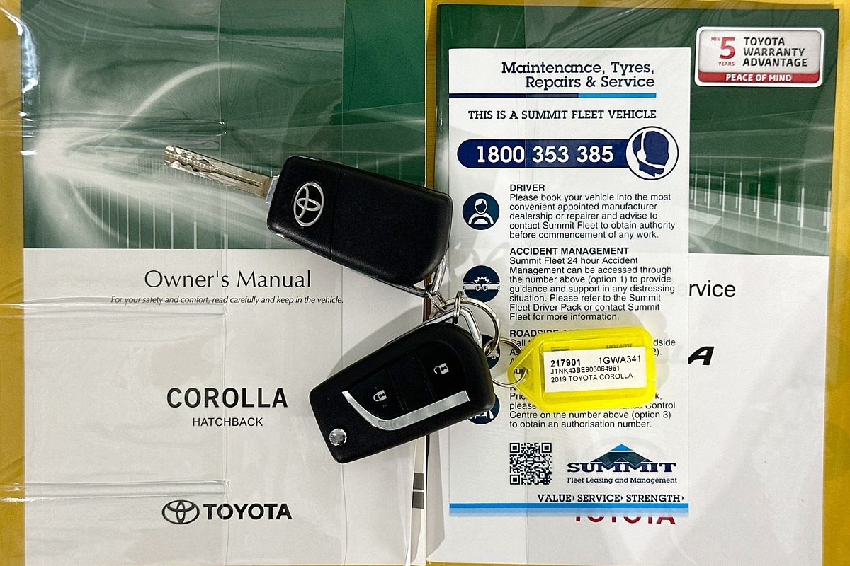 2019 Toyota COROLLA ASCENT SPORT MZEA12R
