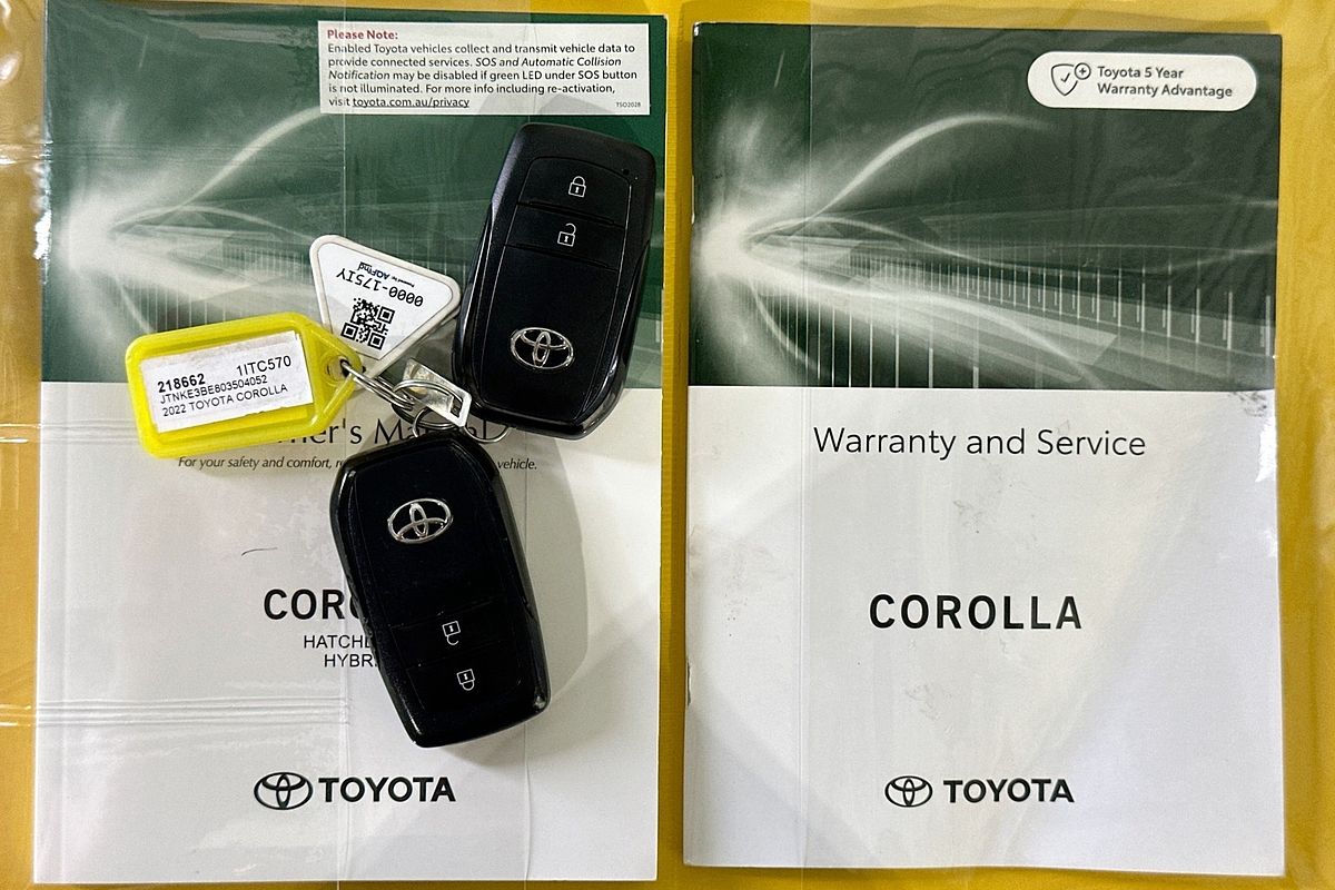 2022 Toyota COROLLA ASCENT SPORT HYBRID ZWE219R