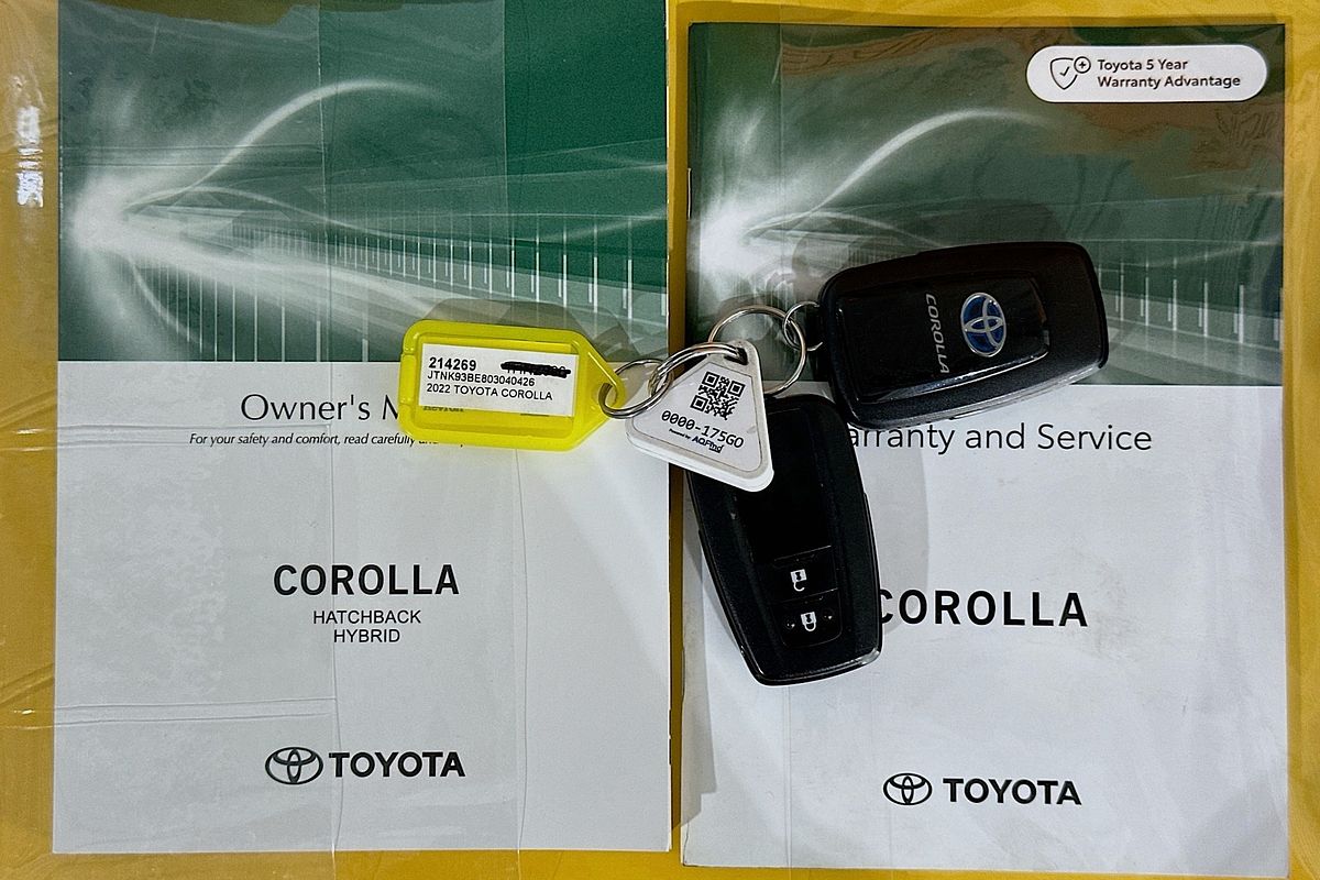 2022 Toyota COROLLA ASCENT SPORT HYBRID ZWE211R