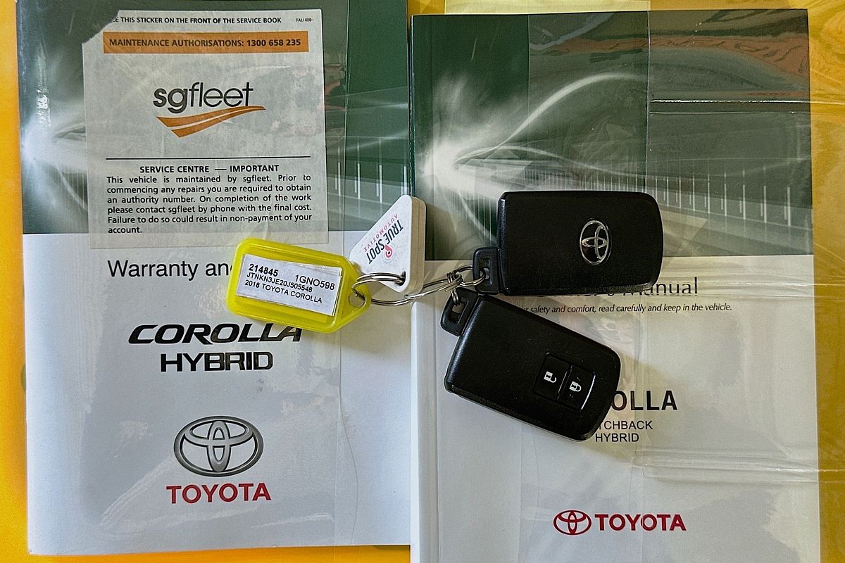 2018 Toyota COROLLA HYBRID ZWE186R MY16