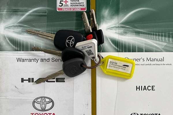 2019 Toyota HIACE LWB GDH300R REAR WHEEL DRIVE LWB