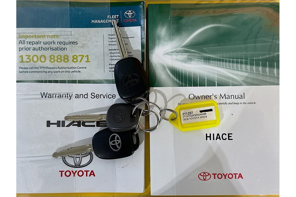 2018 Toyota HIACE LWB KDH201R MY16 LWB