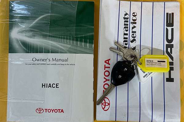 2011 Toyota HIACE COMMUTER KDH223R MY11 UPGRADE
