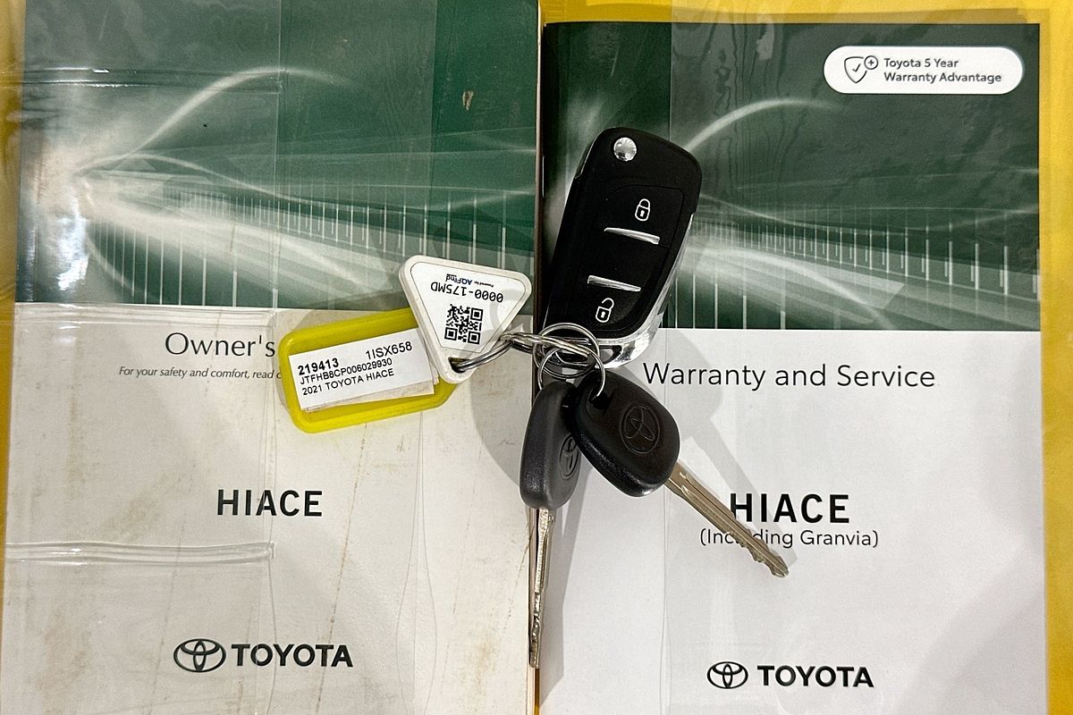 2021 Toyota HIACE SLWB COMMUTER (12 SEATS) GDH322R ELWB High Roof