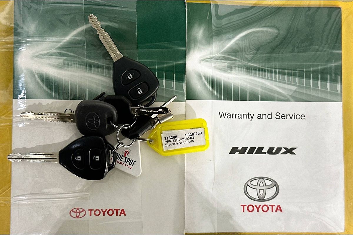 2014 Toyota HILUX SR (4x4) KUN26R MY14 4X4