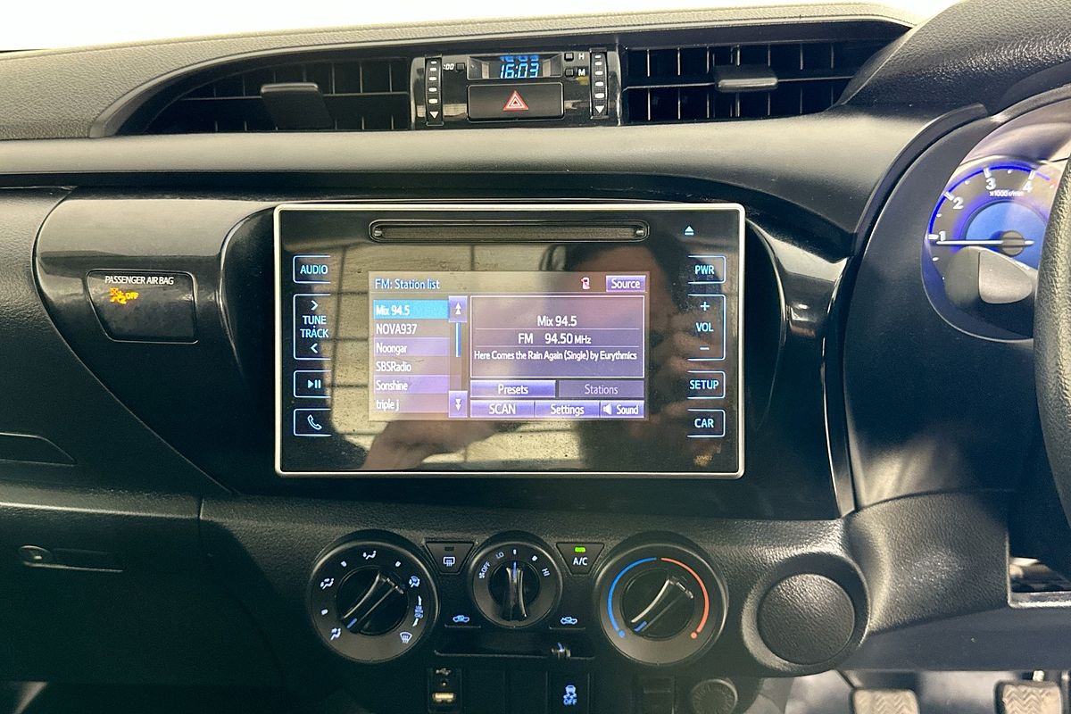 2019 Toyota HILUX WORKMATE HI-RIDER GUN135R MY19 UPGRADE REAR WHEEL DRIVE