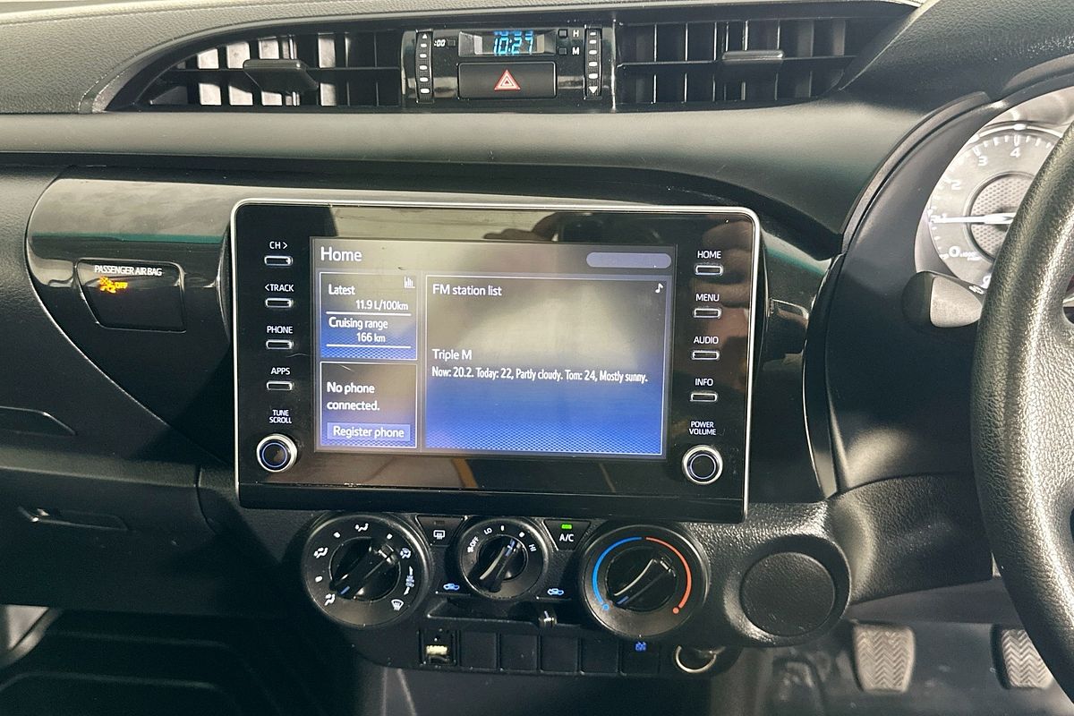 2021 Toyota HILUX WORKMATE TGN121R FACELIFT REAR WHEEL DRIVE