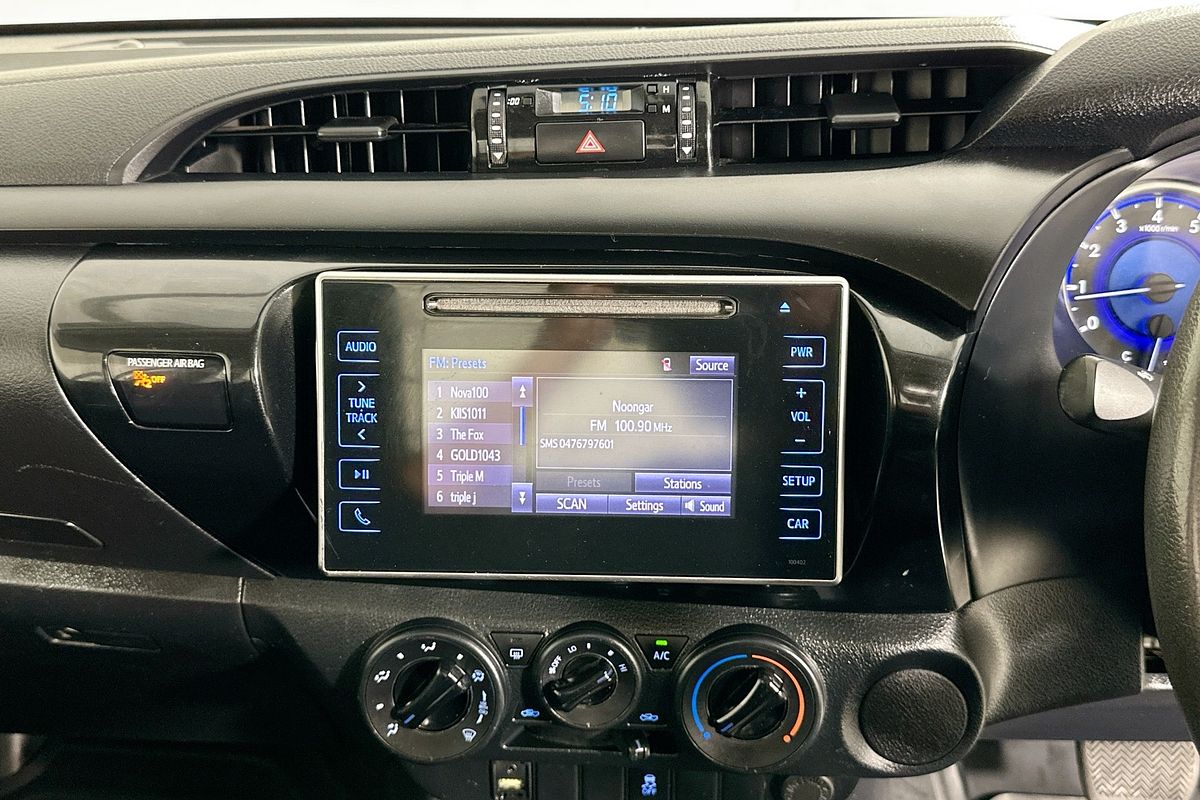 2019 Toyota HILUX WORKMATE TGN121R MY19 REAR WHEEL DRIVE