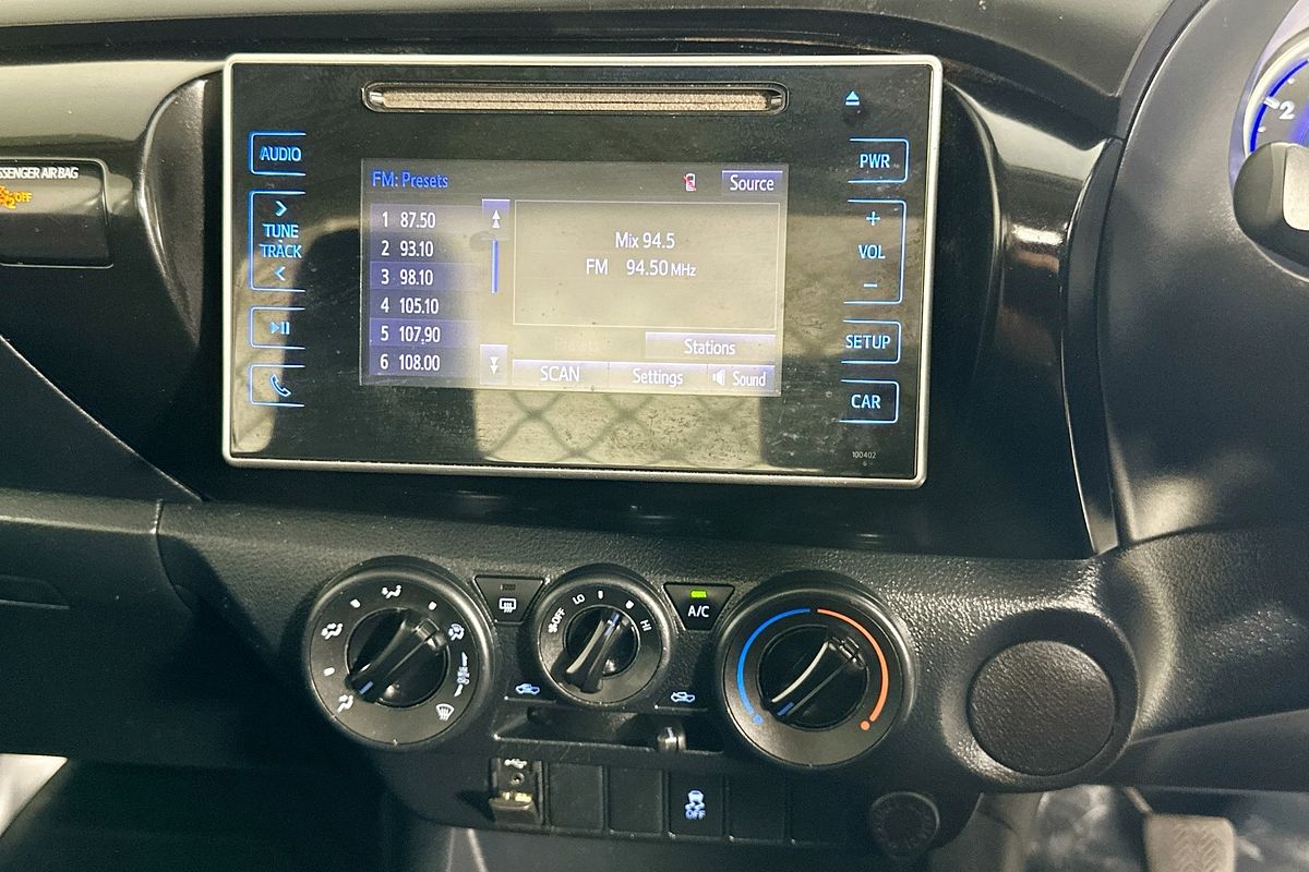 2020 Toyota HILUX WORKMATE TGN121R MY19 UPGRADE REAR WHEEL DRIVE