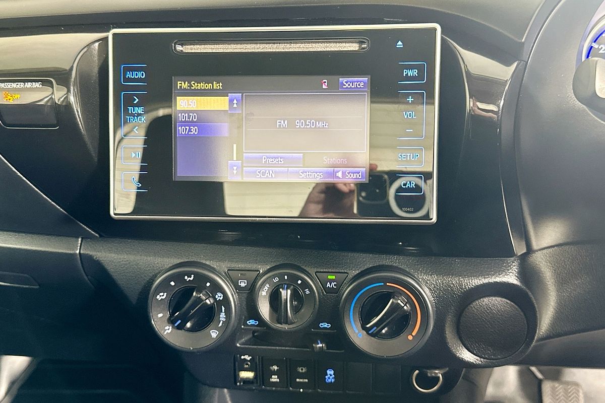 2020 Toyota HILUX WORKMATE TGN121R MY19 UPGRADE REAR WHEEL DRIVE