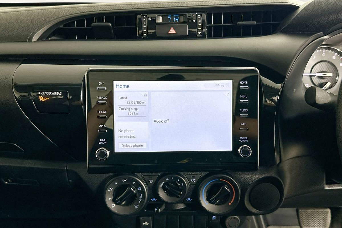 2024 Toyota HILUX WORKMATE (4x2) TGN121R REAR WHEEL DRIVE