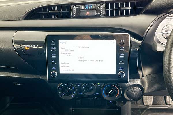 2022 Toyota HILUX WORKMATE (4x2) TGN121R REAR WHEEL DRIVE