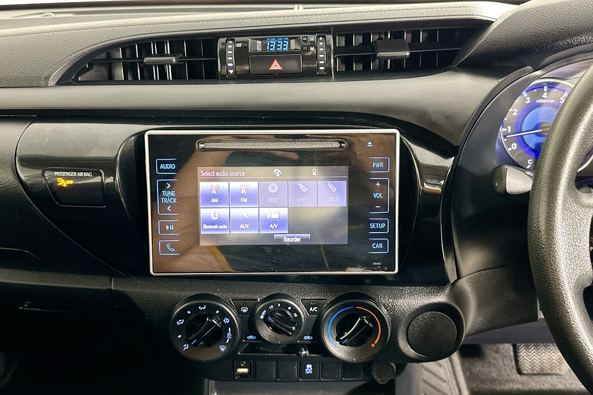 2019 Toyota HILUX WORKMATE TGN121R MY19 REAR WHEEL DRIVE