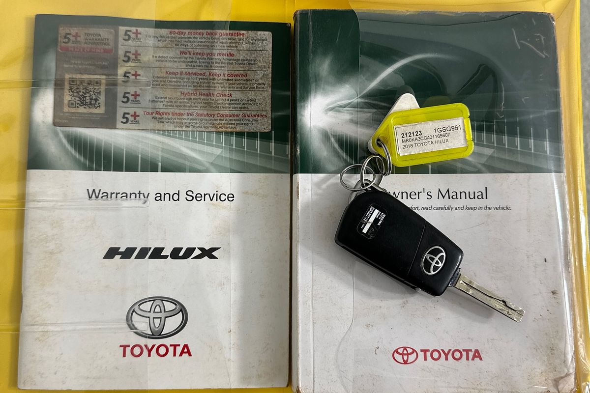 2018 Toyota HILUX SR (4x4) GUN126R MY19 4X4