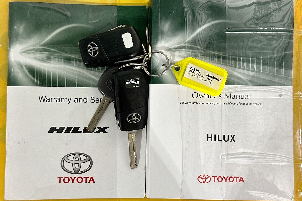 2018 Toyota HILUX WORKMATE TGN121R MY17 REAR WHEEL DRIVE