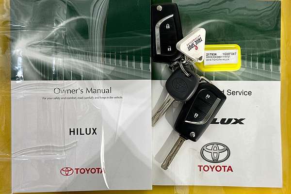 2018 Toyota HILUX WORKMATE TGN121R MY17 REAR WHEEL DRIVE