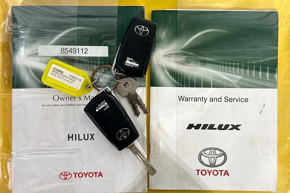 2018 Toyota HILUX SR (4x4) GUN126R MY17 4X4