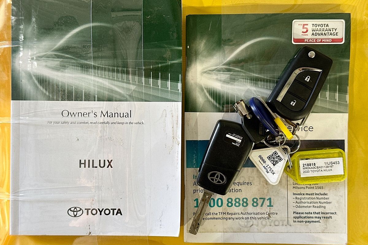 2020 Toyota HILUX SR (4x4) GUN126R MY19 UPGRADE 4X4