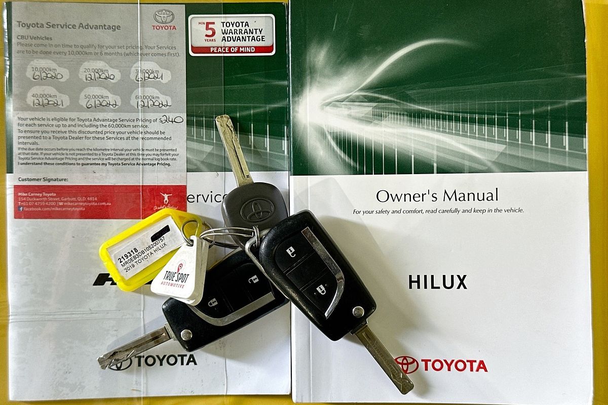 2019 Toyota HILUX WORKMATE HI-RIDER GUN135R MY19 UPGRADE REAR WHEEL DRIVE