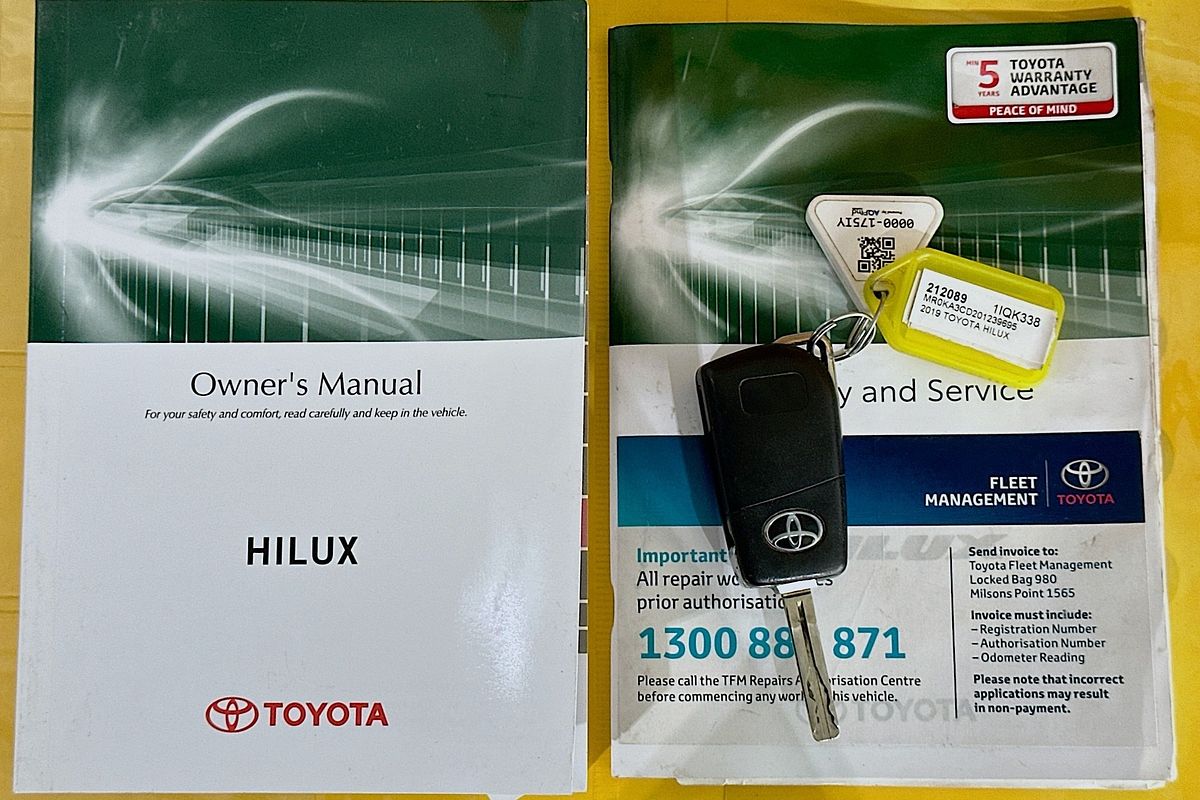 2019 Toyota HILUX SR (4x4) GUN126R MY19 UPGRADE 4X4