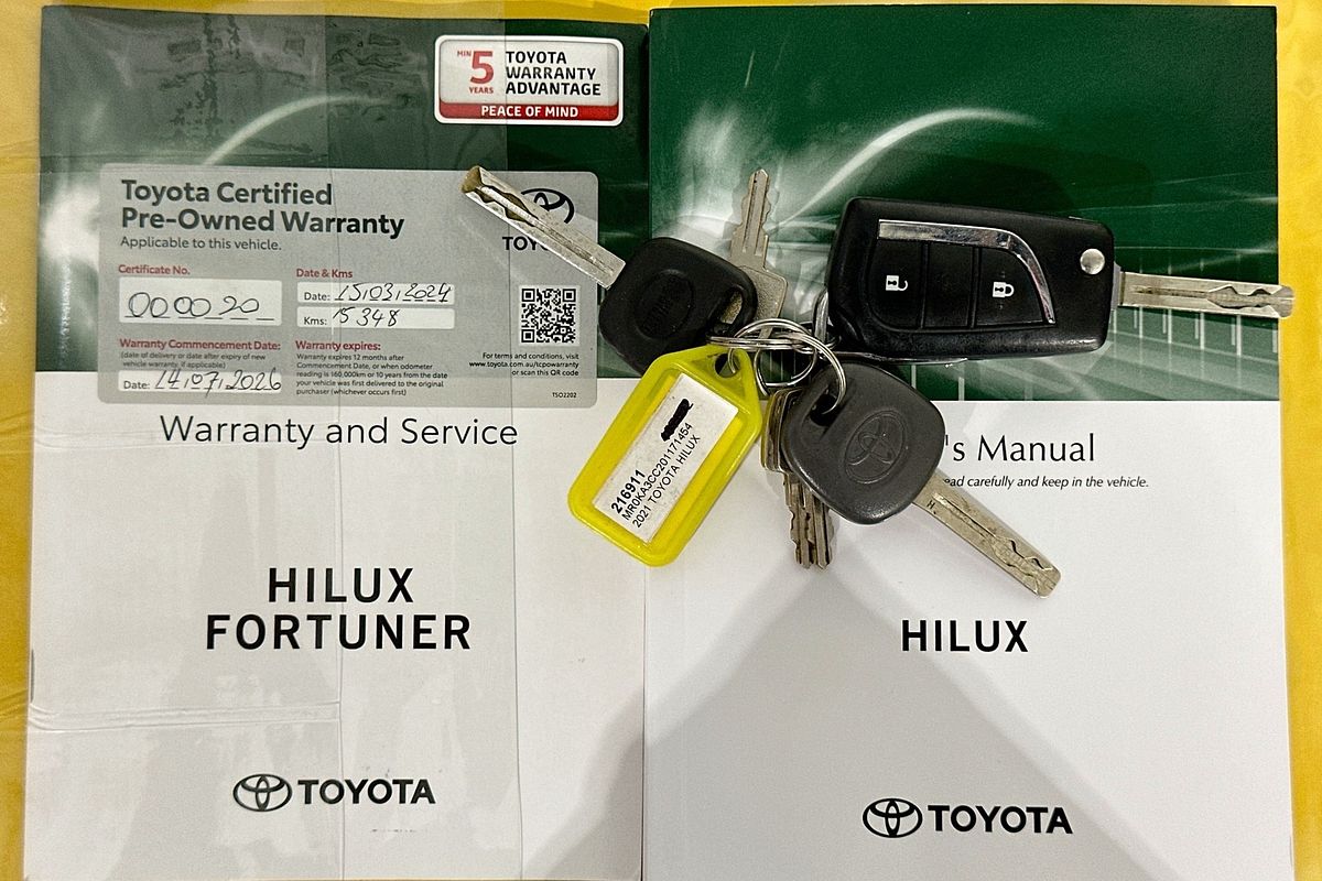 2021 Toyota HILUX SR (4x4) GUN126R 4X4