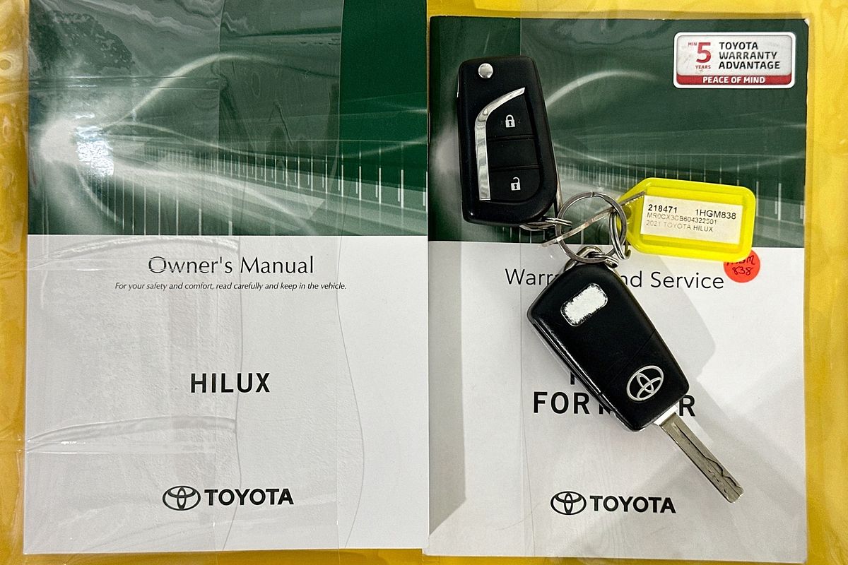 2021 Toyota HILUX WORKMATE (4x2) TGN121R 4x2