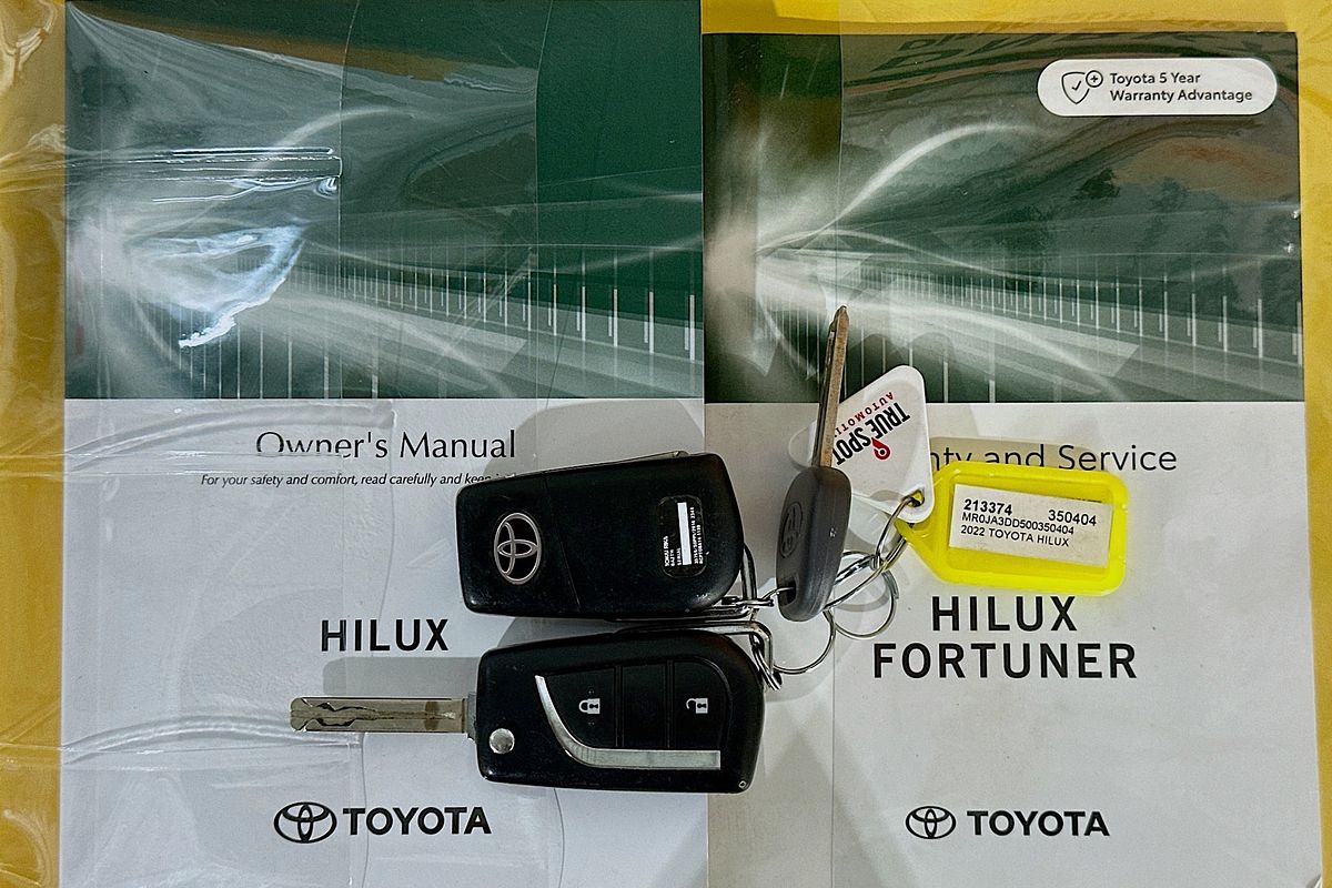 2022 Toyota HILUX SR HI-RIDER (4x2) GUN136R REAR WHEEL DRIVE