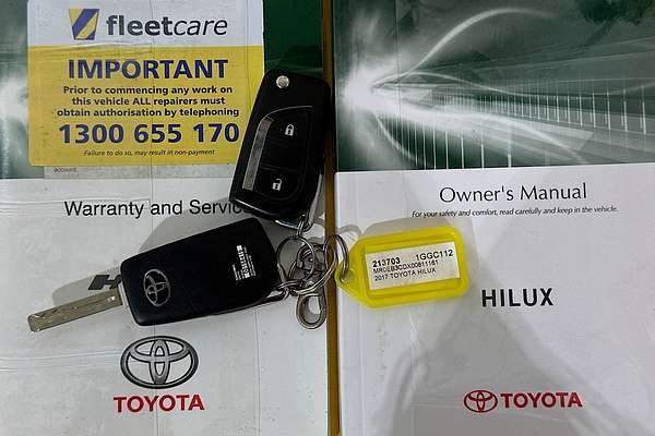 2017 Toyota HILUX WORKMATE GUN122R REAR WHEEL DRIVE