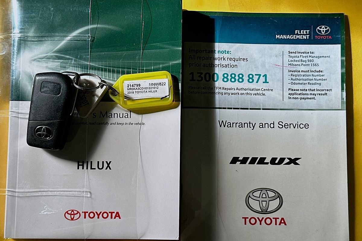 2018 Toyota HILUX SR (4x4) GUN126R MY19 4X4