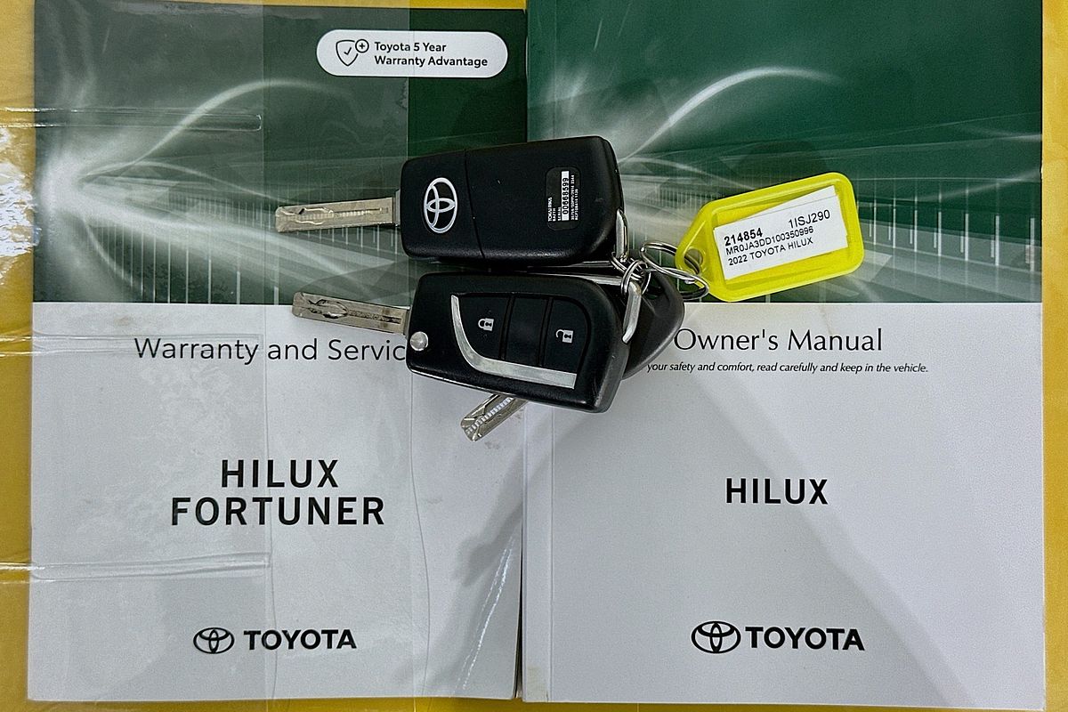 2022 Toyota HILUX SR HI-RIDER (4x2) GUN136R REAR WHEEL DRIVE