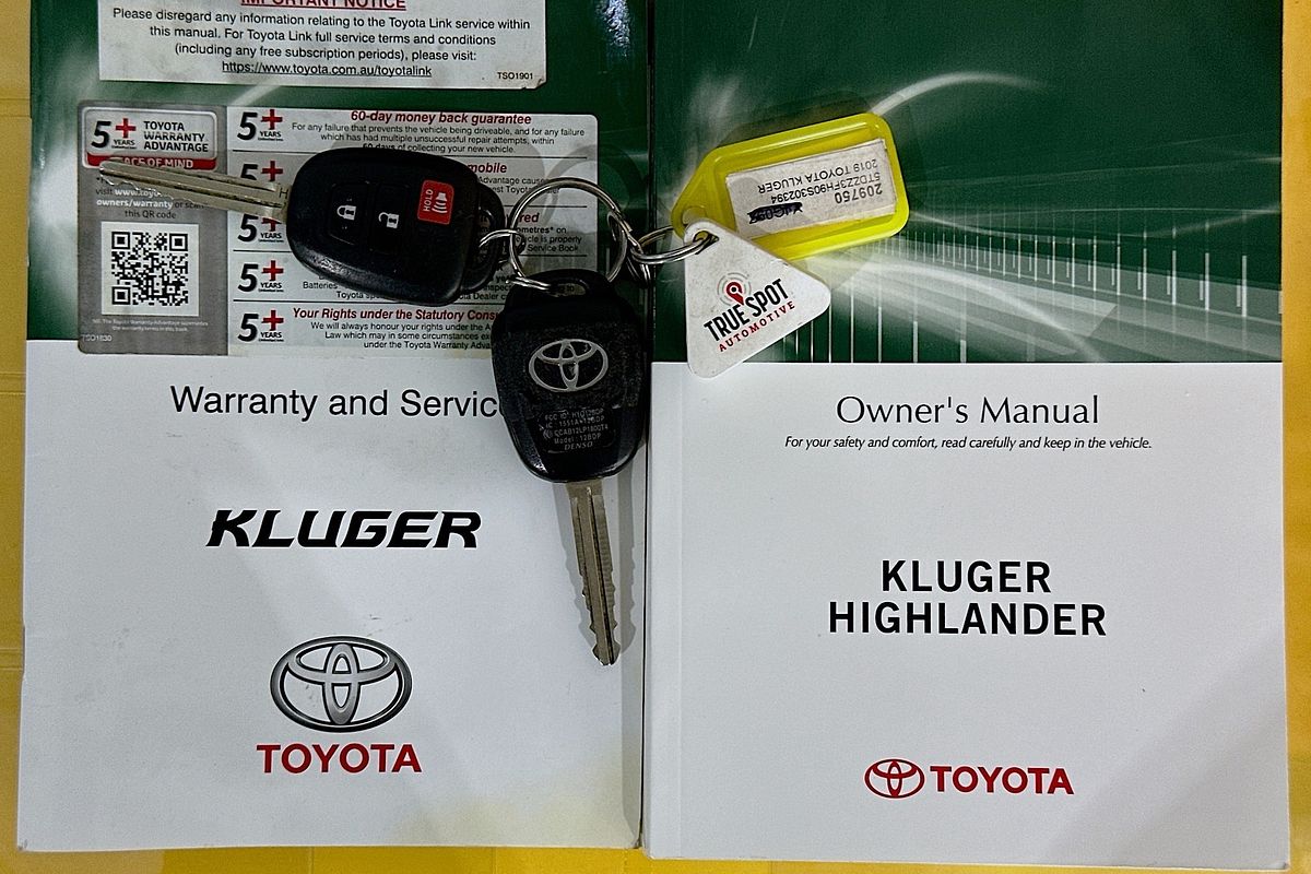 2019 Toyota KLUGER GX (4x2) GSU50R