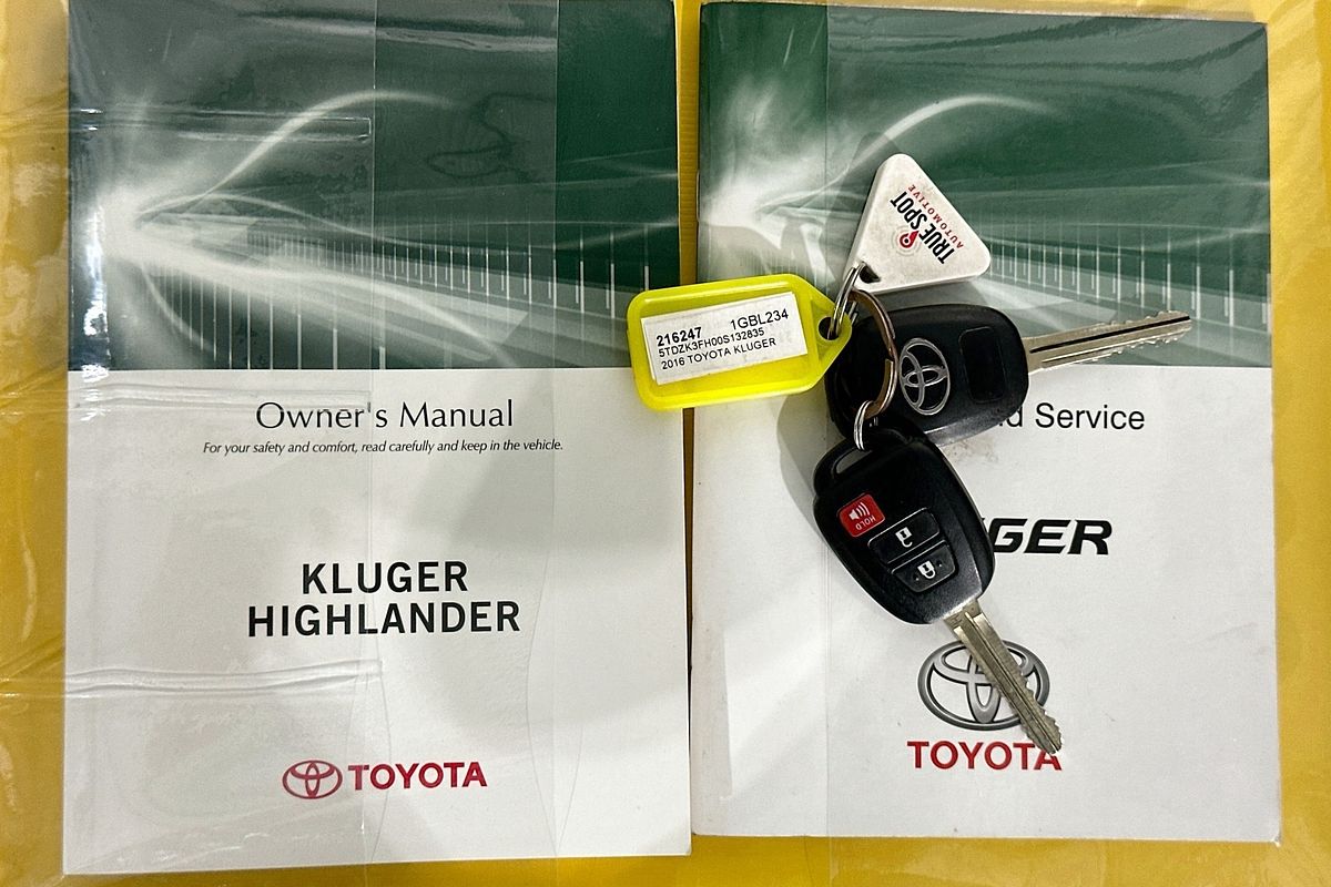 2016 Toyota KLUGER GX (4x2) GSU50R