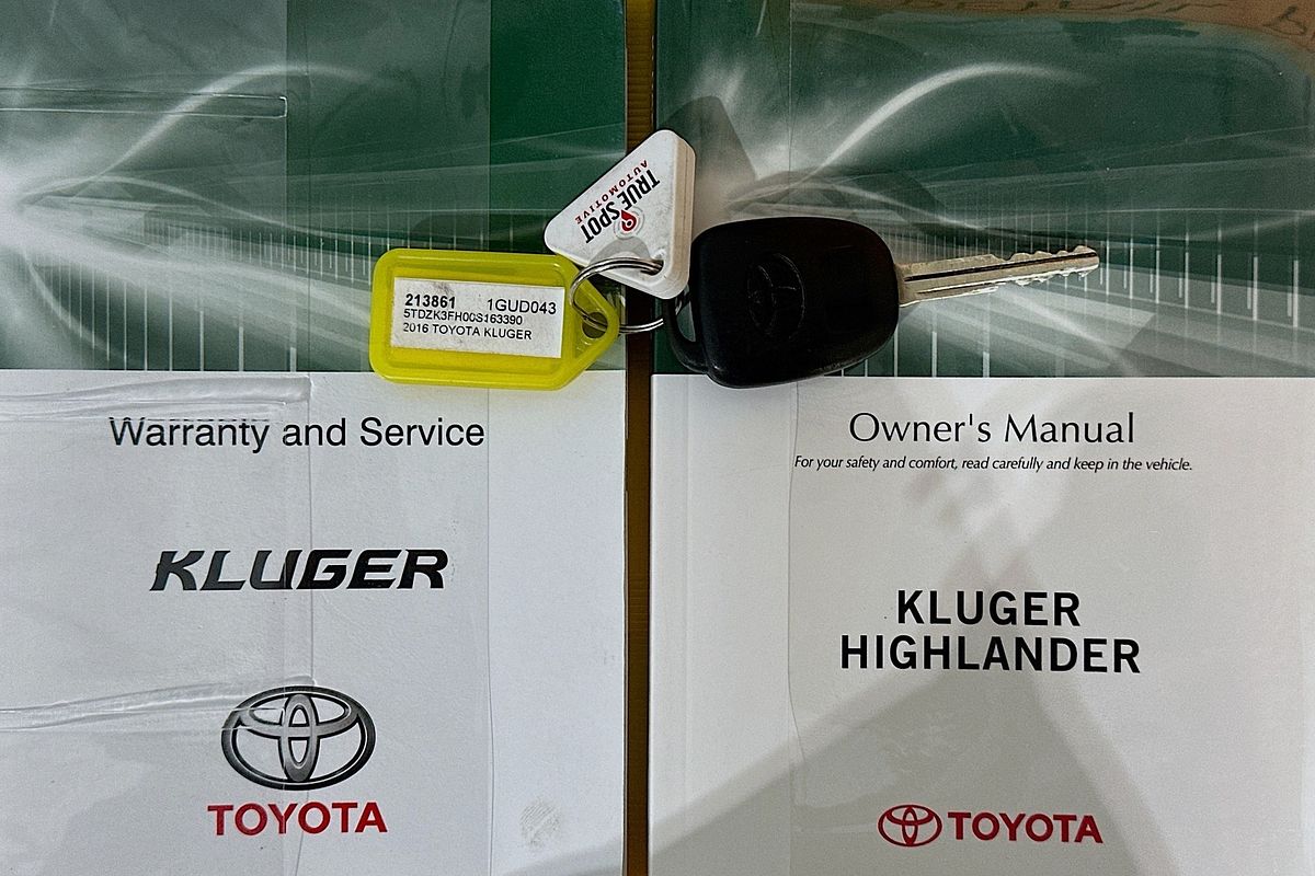 2016 Toyota KLUGER GX (4x2) GSU50R