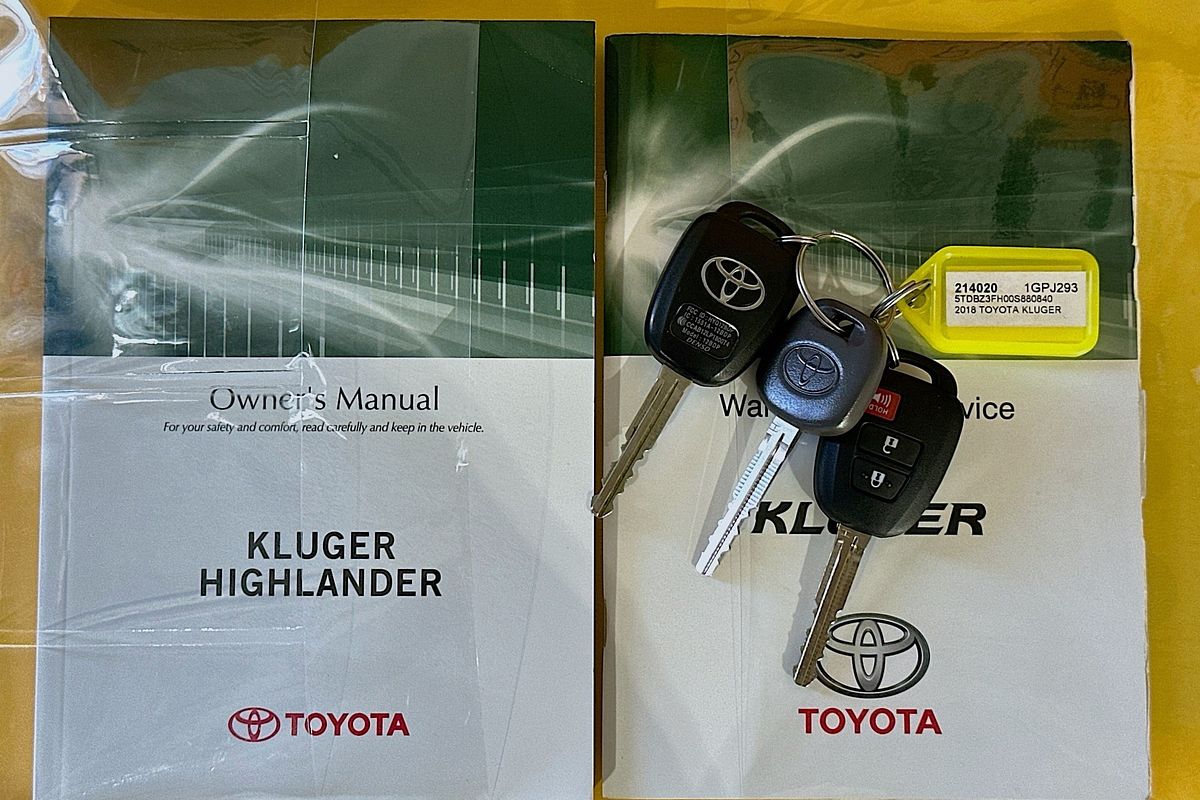 2018 Toyota KLUGER GX (4x4) GSU55R