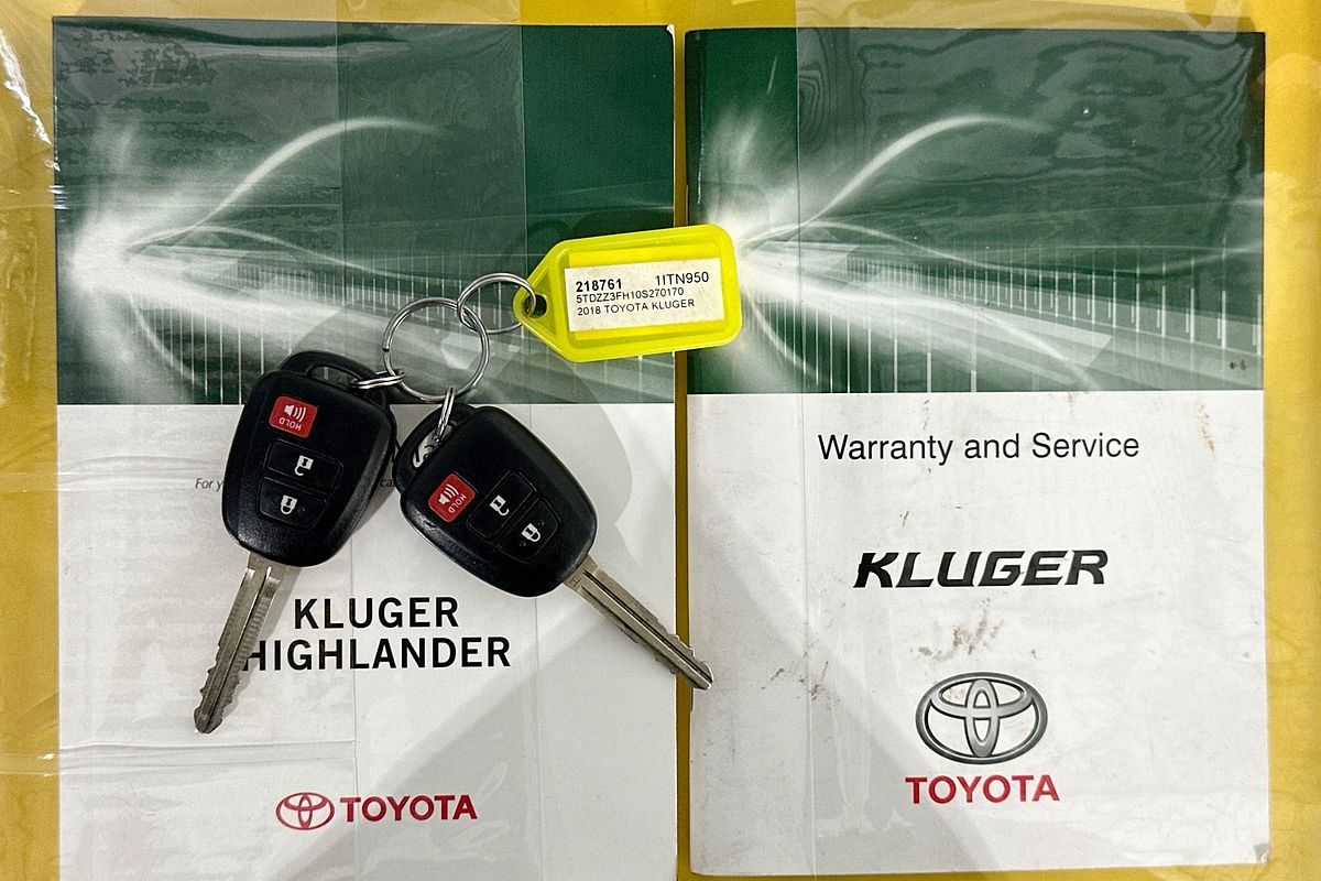 2018 Toyota KLUGER GX (4x2) GSU50R