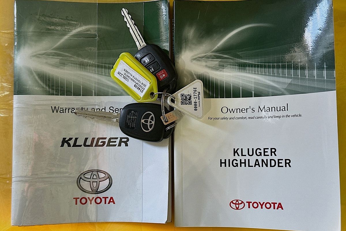 2016 Toyota KLUGER GX (4x2) GSU50R