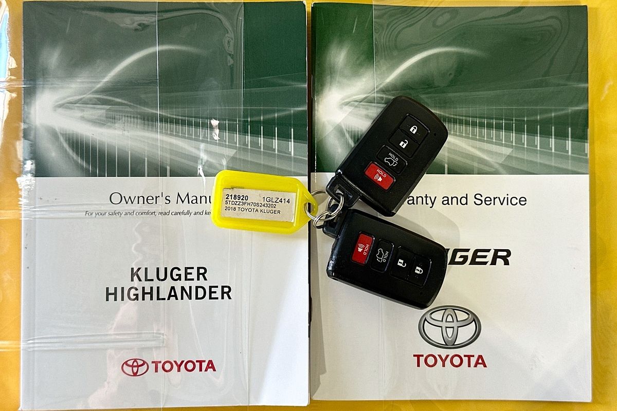 2018 Toyota KLUGER GXL (4x2) GSU50R