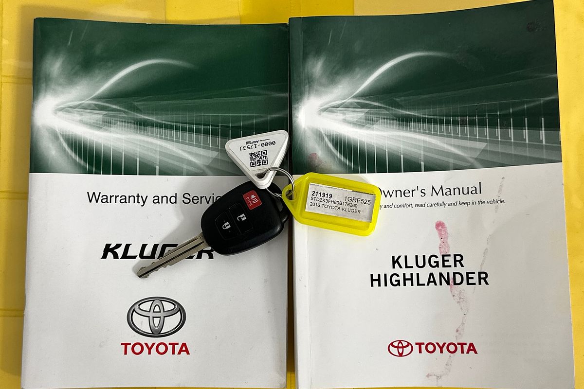 2016 Toyota KLUGER GX (4x2) GSU50R
