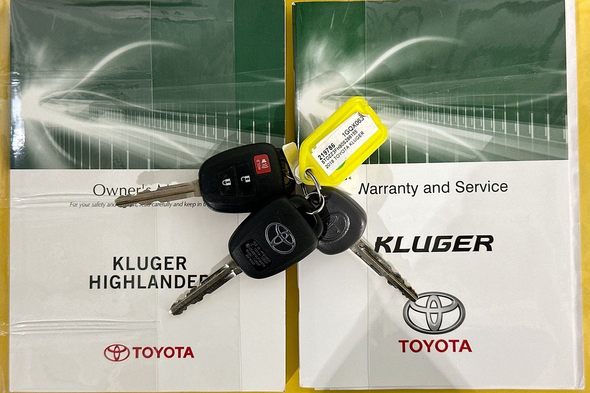 2018 Toyota Kluger GX (4x2) GSU50R