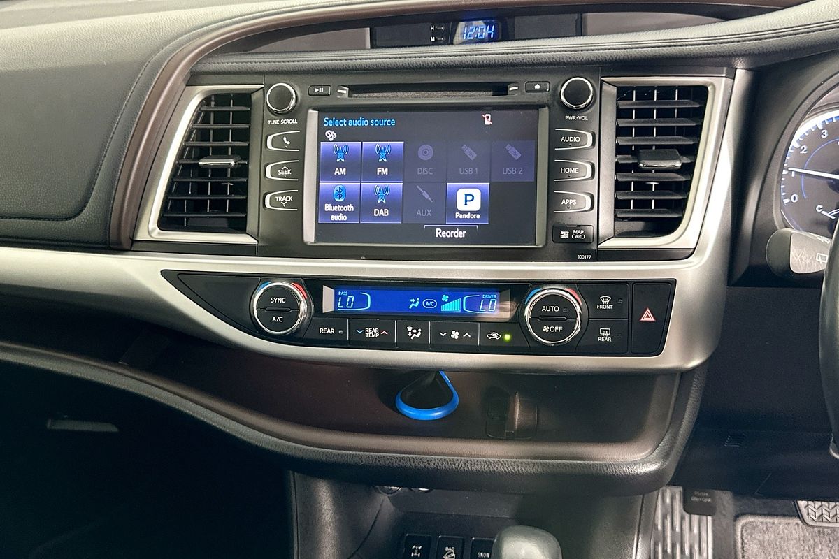 2017 Toyota KLUGER GXL (4x4) GSU55R MY17