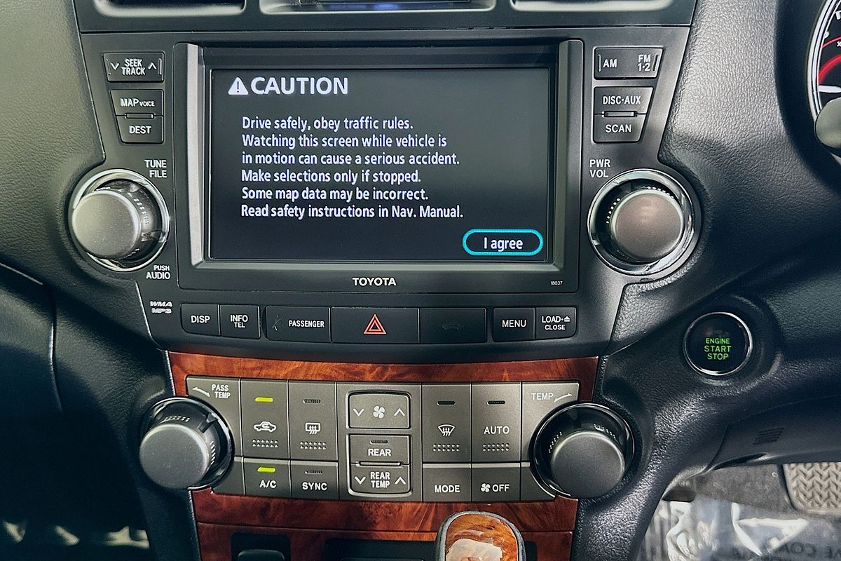 2013 Toyota KLUGER GRANDE (FWD) GSU40R MY11 UPGRADE
