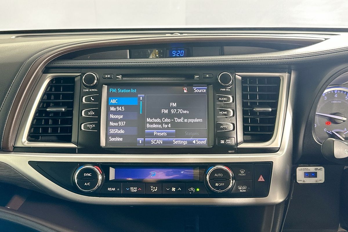 2018 Toyota KLUGER GRANDE (4x4) GSU55R MY17