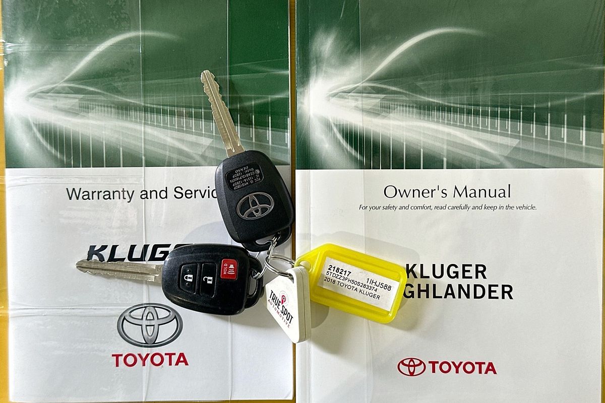 2018 Toyota Kluger GX (4x2) GSU50R